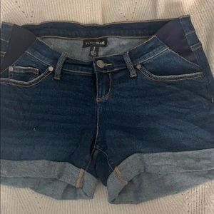Indigo Blue maternity shorts